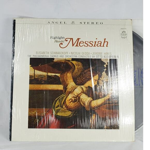 Handel Messiah Highlights Otto Klemperer Angel S 36324 Vinyl LP Philharmonia - Picture 1 of 4